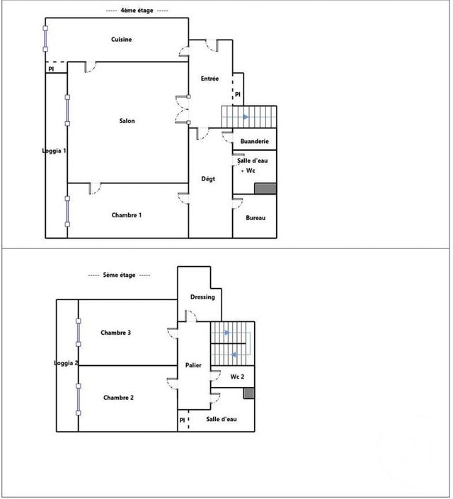 Appartement Duplex &agrave; vendre - 4 pi&egrave;ces - 115,70 m2 - Pantin - 93 - ILE-DE-FRANCE