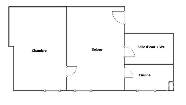 Appartement F2 &agrave; vendre - 2 pi&egrave;ces - 26,74 m2 - Pantin - 93 - ILE-DE-FRANCE