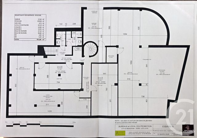 Divers &agrave; vendre - 479,04 m2 - Les Lilas - 93 - ILE-DE-FRANCE